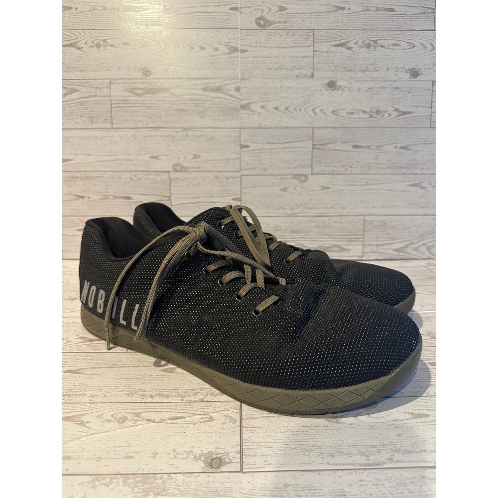 NOBULL Men's Black Mesh Training Gym Workout Shoes Size 18